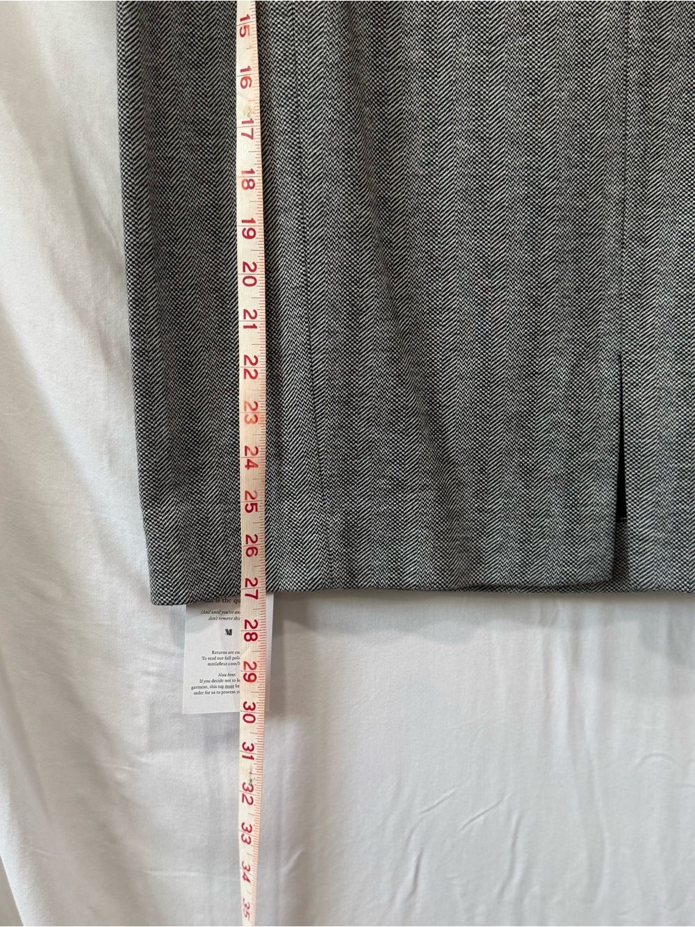 NWT MM Lafleur Greenpoint Pencil Skirt in Black/white Jacquard - Picture 10 of 10